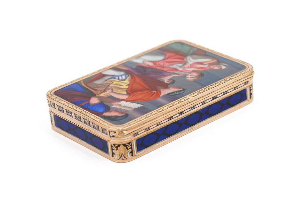 Tabacchiera in oro e smalti policromi, Jean George Rémond & Compagnie, Ginevra, 1804–1811-photo-5