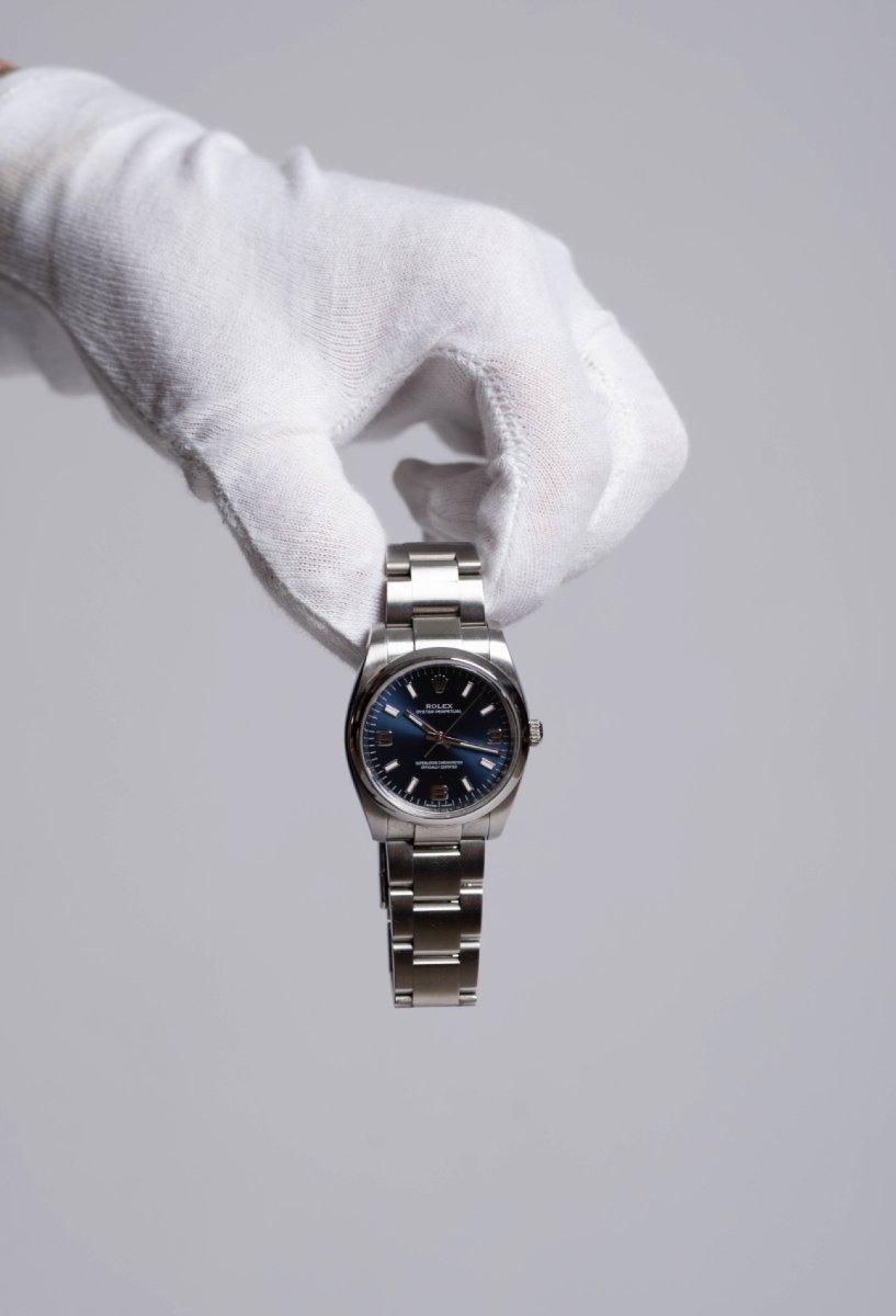 Rolex Oyster Perpetual 34 mm – Quadrante Blu 3-6-9-photo-3