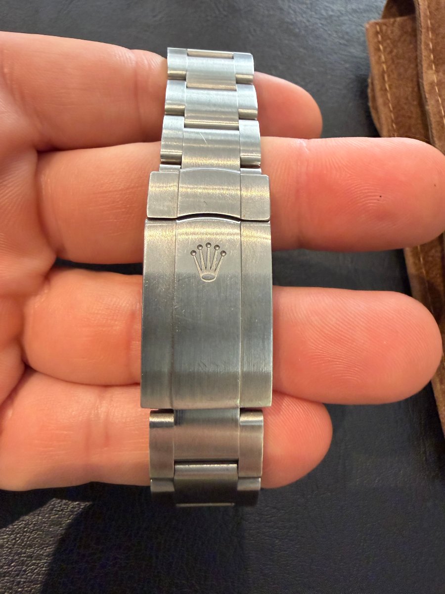 Rolex Oyster Perpetual 34 – Quadrante Blu 3-6-9-photo-3