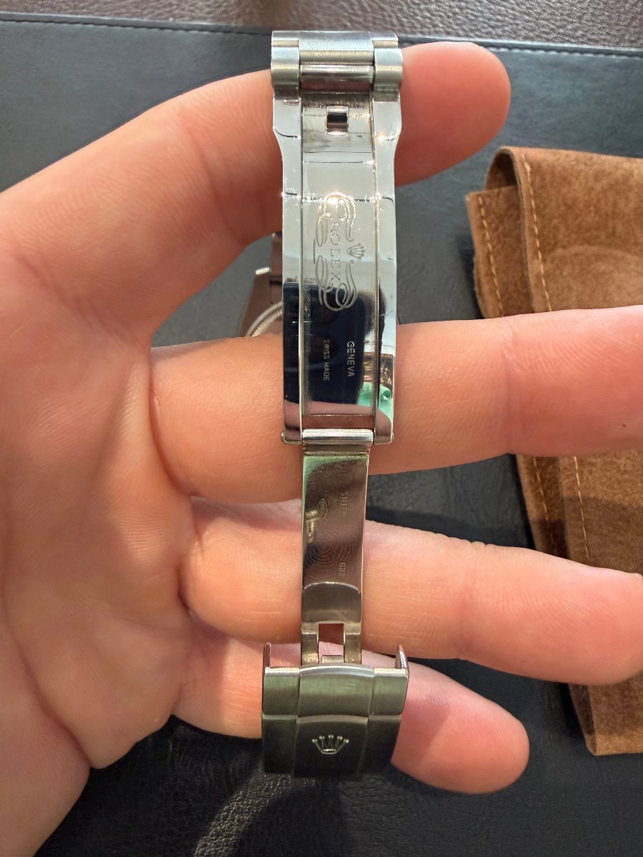 Rolex Oyster Perpetual 34 – Quadrante Blu 3-6-9-photo-4