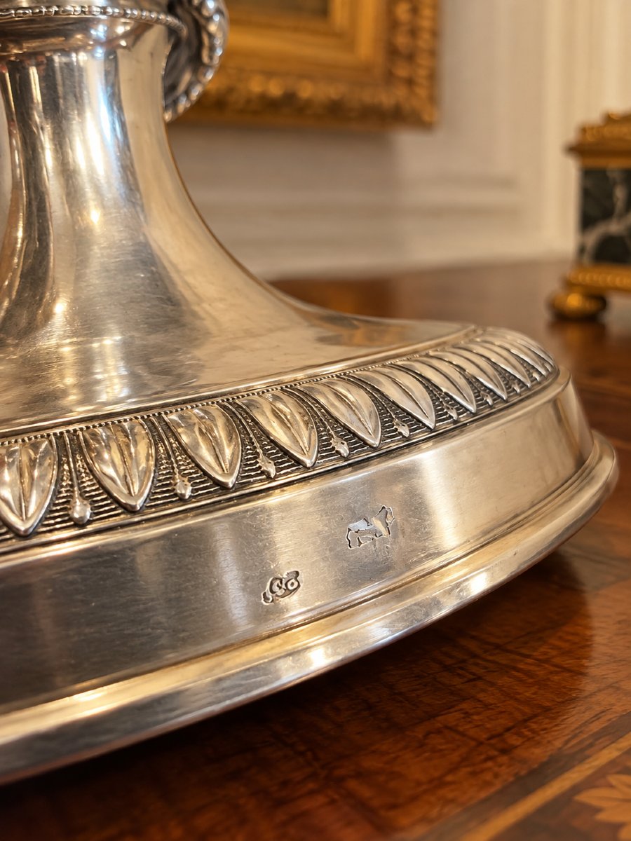 Caffettiera in argento di Emanuele Caber – Milano, circa 1820-photo-3