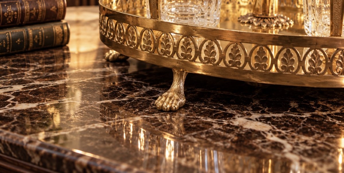 Oliera neoclassica in argento vermeil e cristallo – Francia, XIX secolo-photo-4