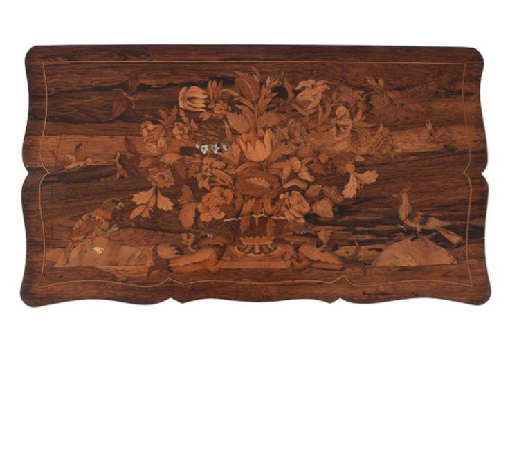 Bureau Pays-bas XIXeme Siecle Noyer 86cm X 48cm X 76cm-photo-2