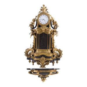 Cartella con console in marqueterie Boulle – Firmato “Denière à Paris”, n°1079
