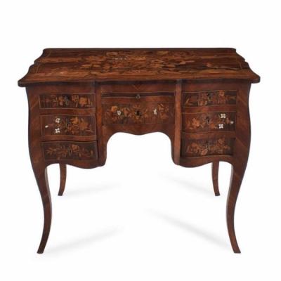 Bureau Pays-bas XIXeme Siecle Noyer 86cm X 48cm X 76cm
