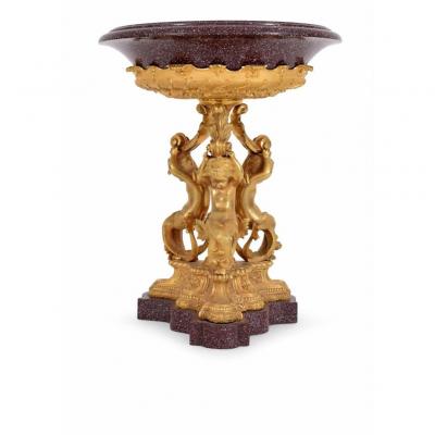 Eleve Avec Un Bassin France XIXeme Siecle Bronze 43cm X 36cm