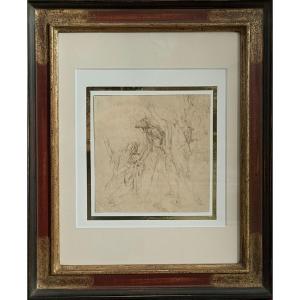 17th Century Italian School, Pen And Ink