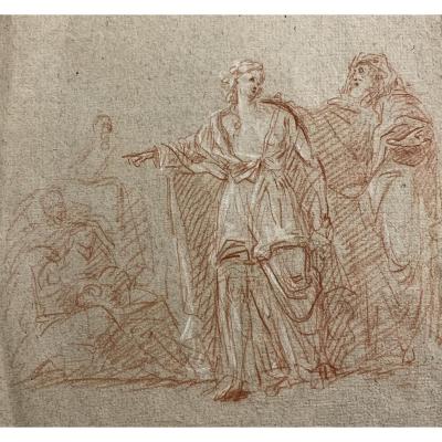 Pierre Théodore Suau (1789-1856), Oedipe Et Antigone