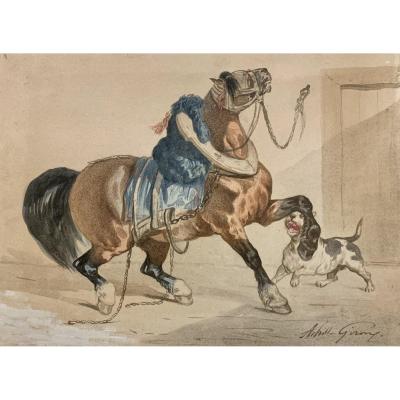 Achille Giroux (1816-1854), Hommage à Géricault