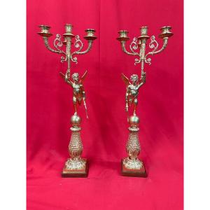 Pair Of Candlesticks Empire