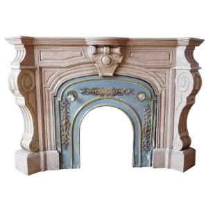 Marble Fireplace, Louis Philippe