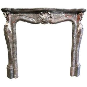 Louis XV Fireplace, Ca.1875