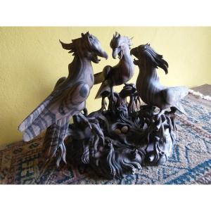Coromandel-wood Sculpture Ca.1920-1930