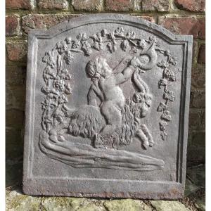 Backfire In Cast-iron,  Bachus, 19th Century