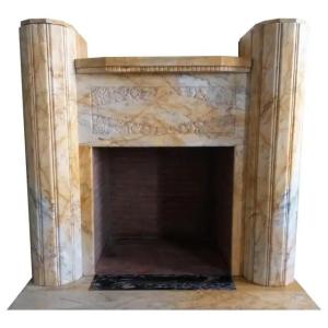 Art Déco Fireplace, Ca. 1928 France