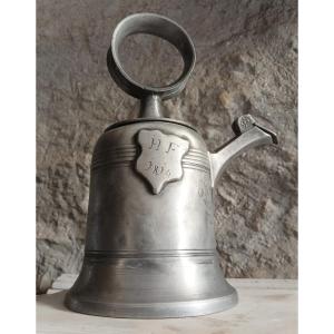 Prismenkanne Pewter Wine Bottle 1792