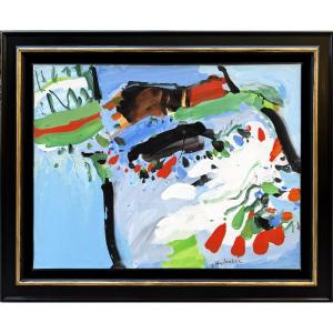 Jean Capdeville (1917 - 2011) Riviere Ample 1966