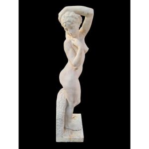 Sculpture En Marbre De Frans Huygelen