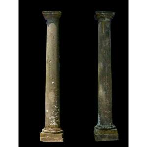 4 Columns In Hainaut Blue Stone