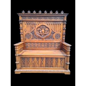Neo-gothic Storage Bench 