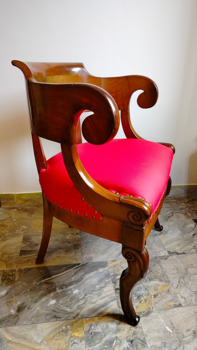 Poltrona da scrivania Restaurazione/Charles X - Secolo XIX