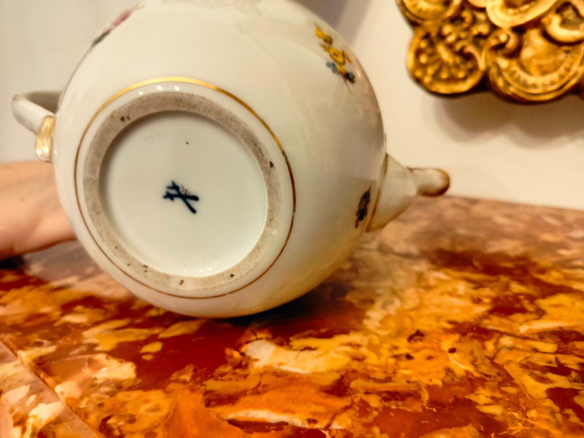 Servizio Caffé Porcelaine MEISSEN - XIX s.-photo-7