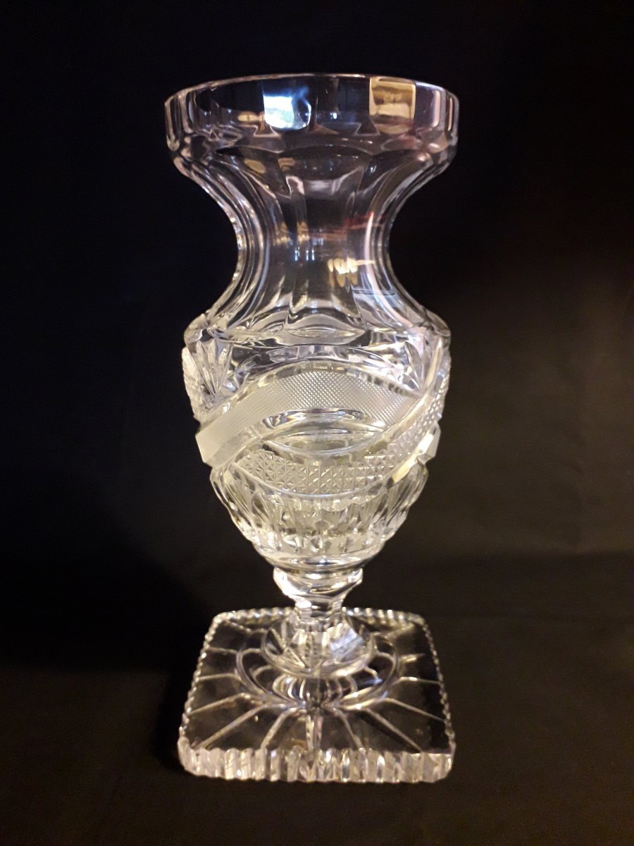 Vaso in cristallo di Boemia-photo-2