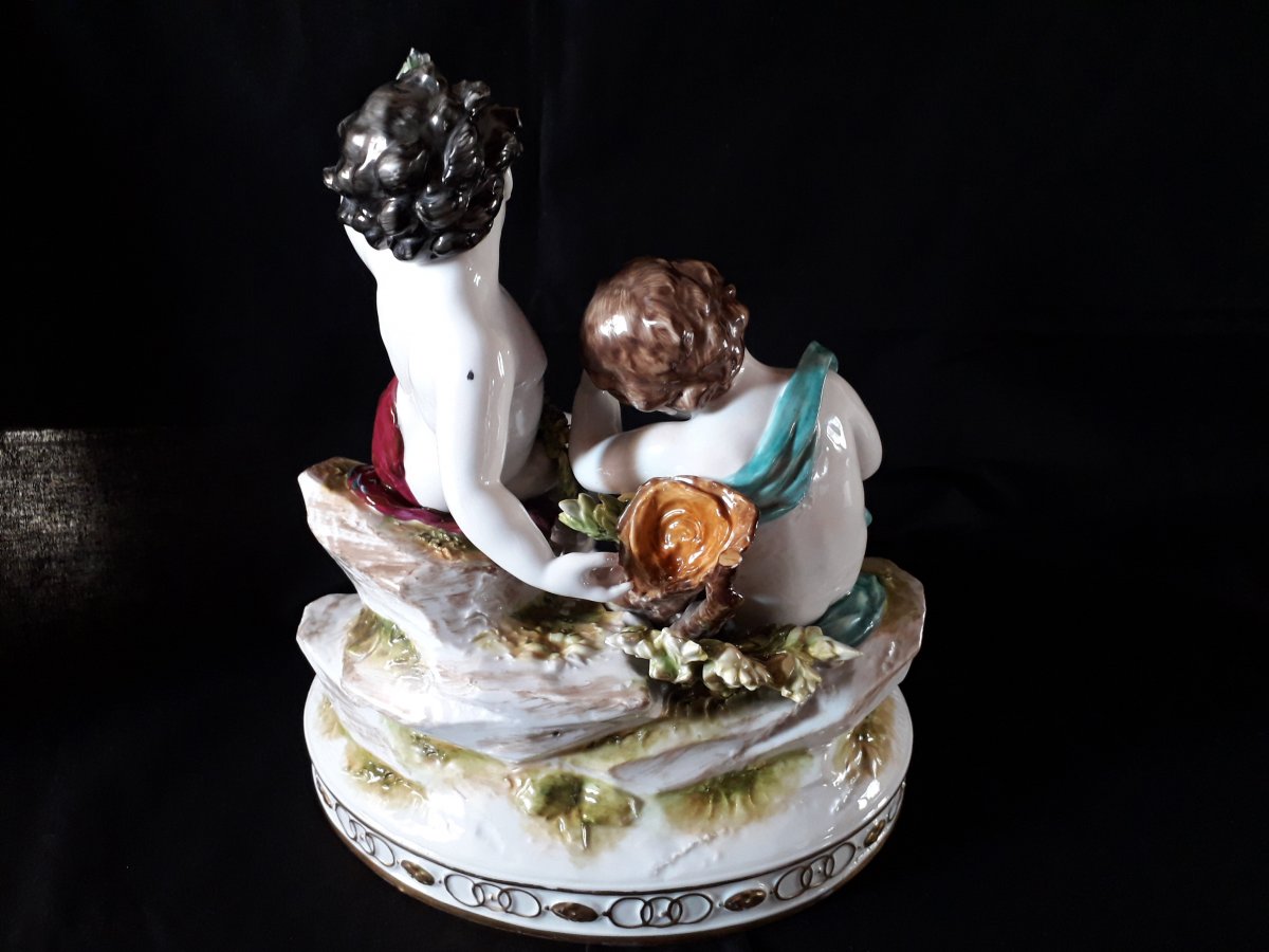 Porcelaine de Capodimonte Italia fine 1800-photo-1