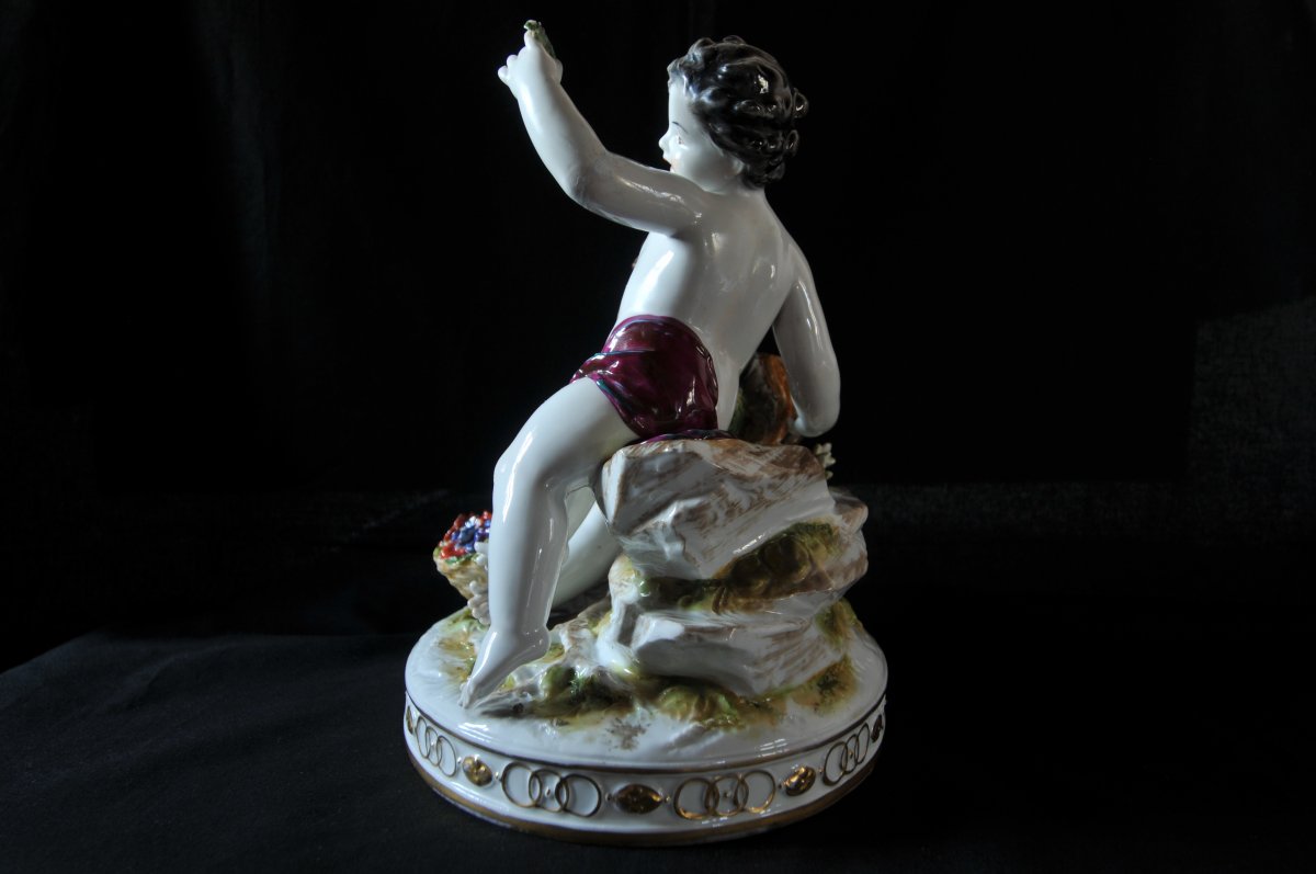Porcelaine de Capodimonte Italia fine 1800-photo-3