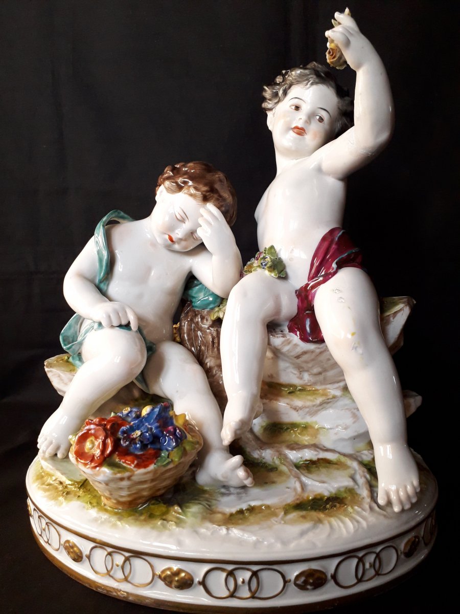 Porcelaine de Capodimonte Italia fine 1800