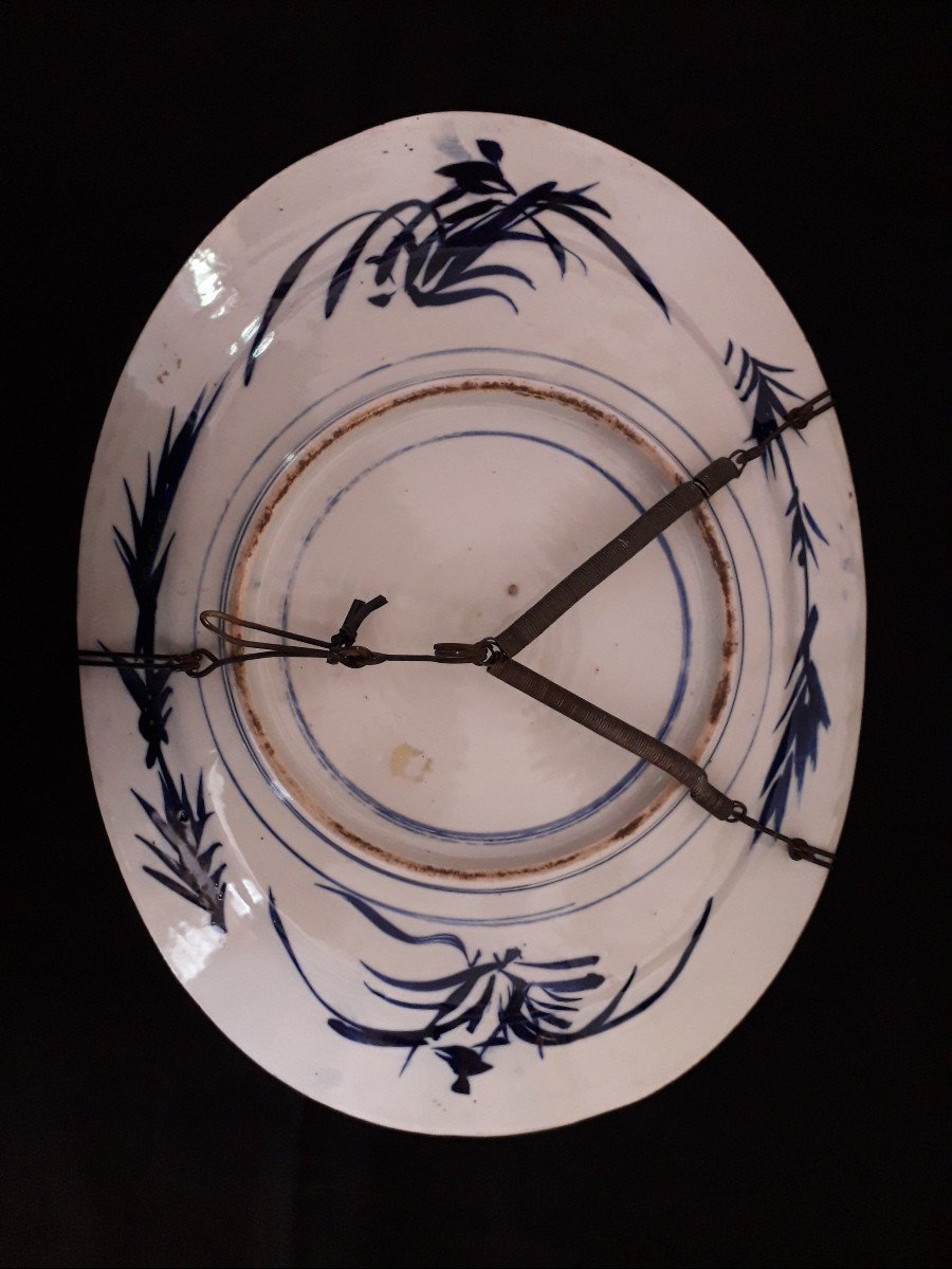  Ovale Celadon IMARI XIX s.-photo-1