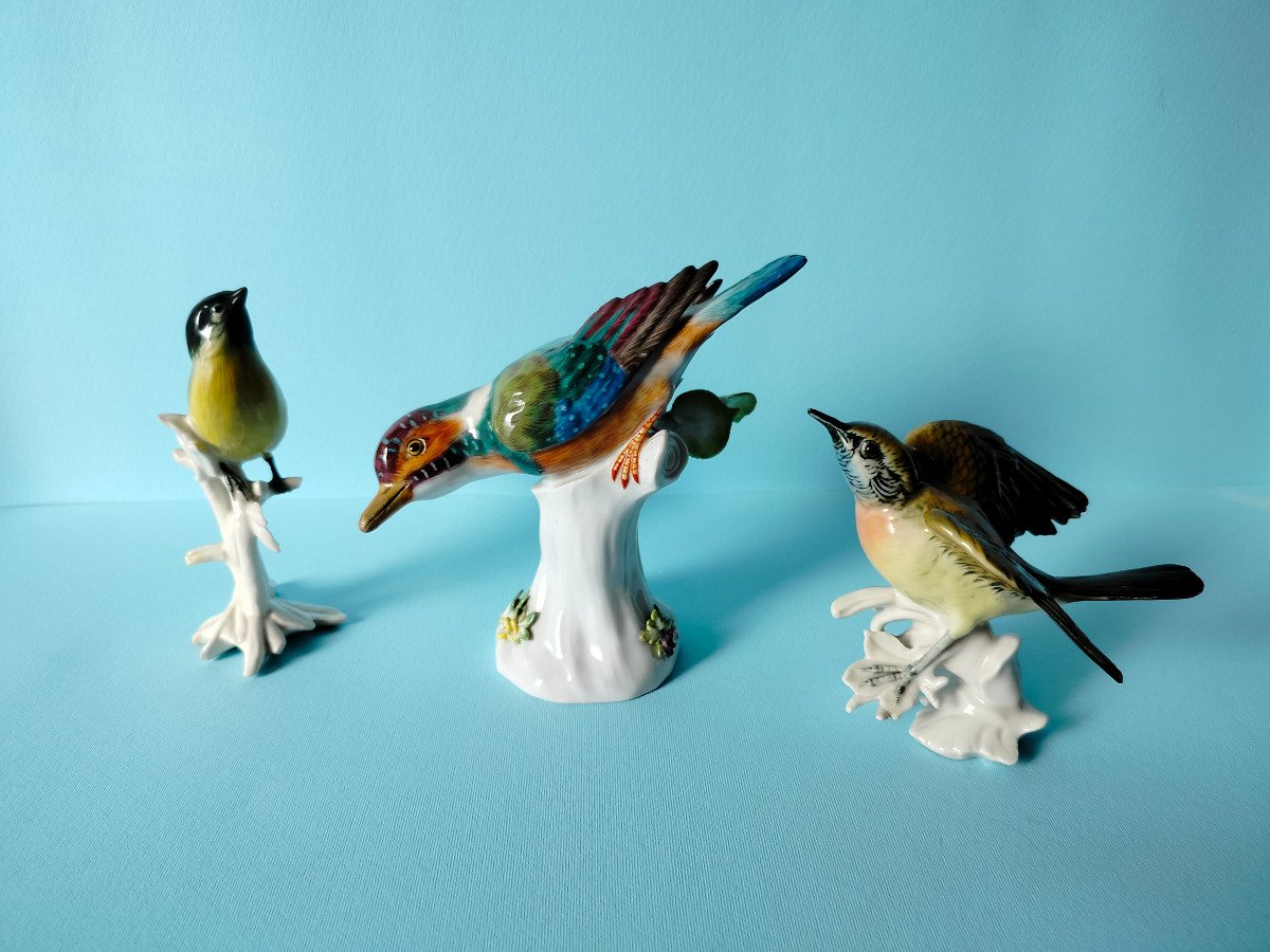 Uccellini in porcellana