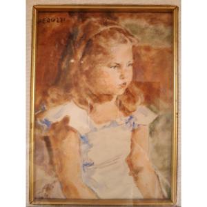Ritratto di Bambina olio su tela