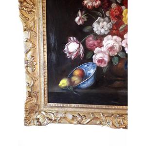 Natura Morta olio su tela Scuola Francese  inizio XIX secolo