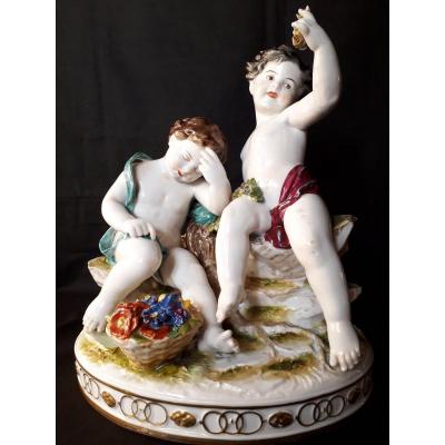 Porcelaine de Capodimonte Italia fine 1800