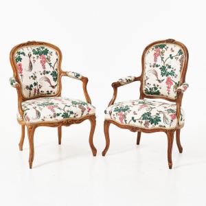 The 18th Century Rococo Cabriolet Armchairs In 1760 Are Amazing, Very Rare