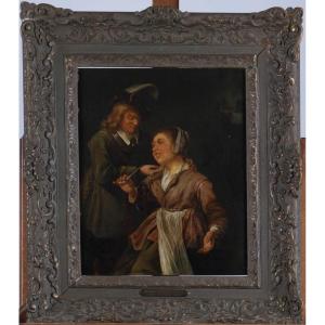  Doctor And Patient With Pipe, By Quiringh Gerritsz. Van Brekelenkam, 17th Century