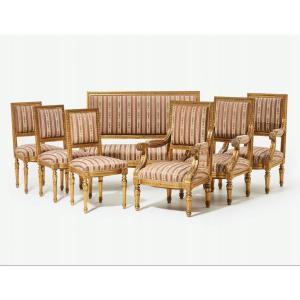 A Significant Collection Of Louis XVI-19th Century Style Furniture, Circa 1850