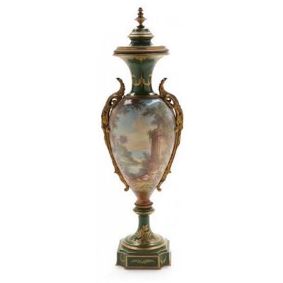 Palace Vase, Type Sevres, XIXth Century 62 Cm