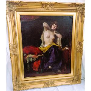 Oil, Miklos Mihalovits A Beautiful Girl Act