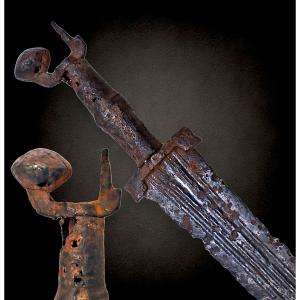 Iberian Dagger With Antennae, Circa 1st Century Bc.