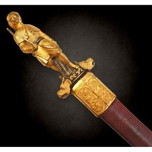 19th Century Romantic Dagger, Made In Toledo, Spain, 1860