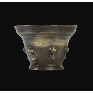 A Bronze Mortar By Louis Dubois