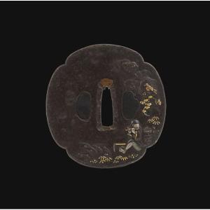 Tsuba, Flute Player Mito