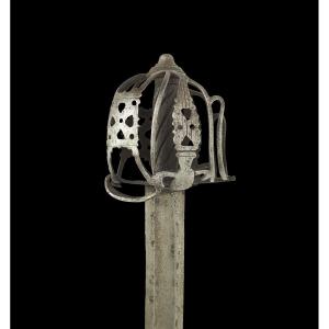 Scottish Broadsword With Basket Hilt