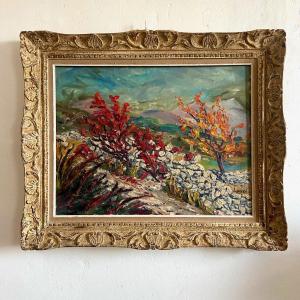 A Post-impressionist Landscape Of Provence