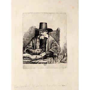 Etching Engraving 'arnout Tholinx, Inspector'