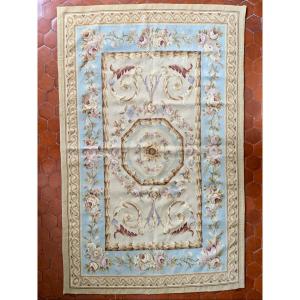 Vintage French Aubusson Rug.