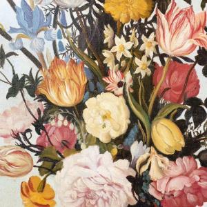 Flower Vase In A Window Niche