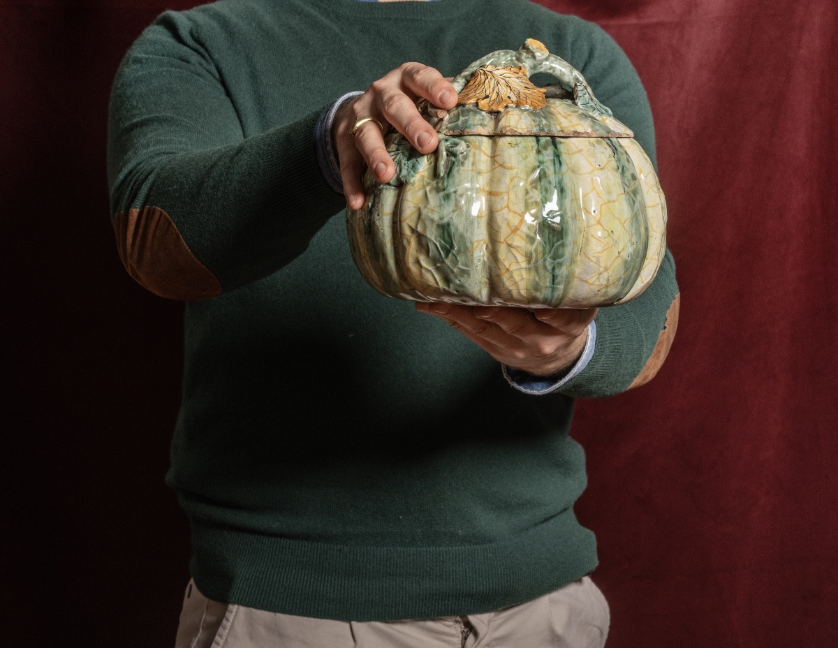 Zucca in maiolica 